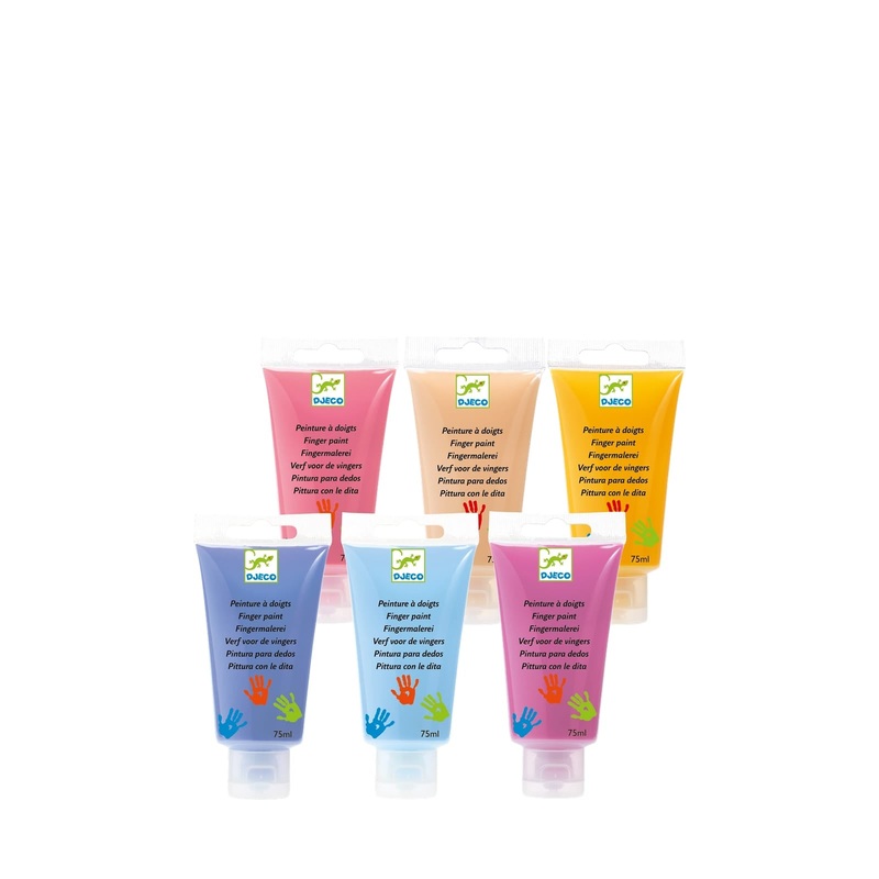 6 Finger Paints Tubes – Sweet