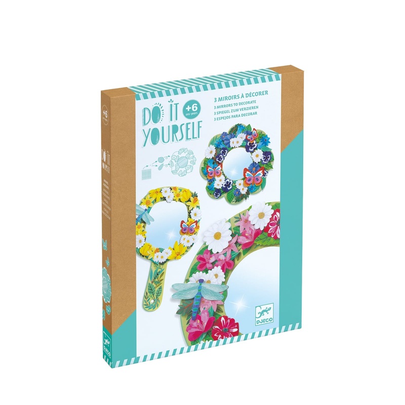 Do It Yourself Craft Set – Mirrors Pretty Flowers