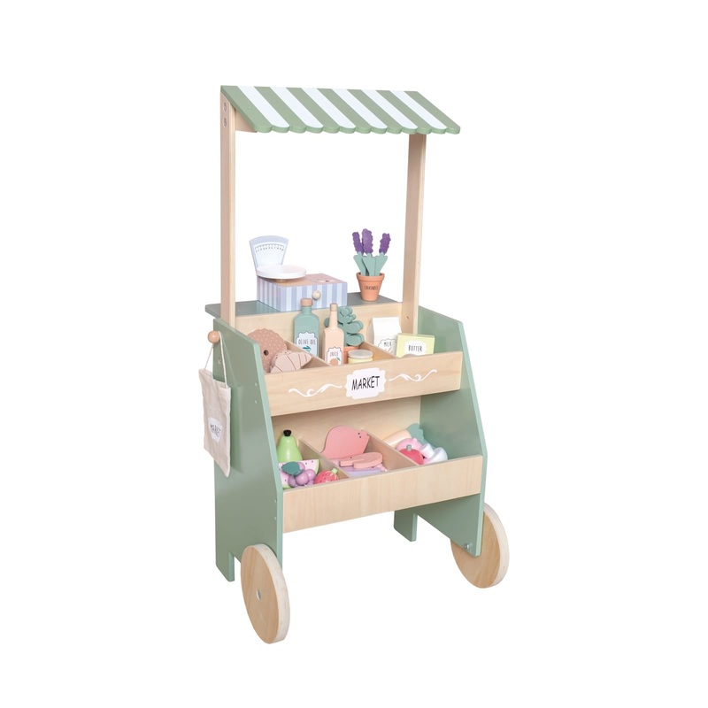 Market Stand and Accessories – 38 Pieces