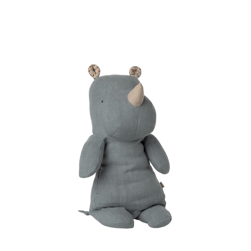 Safari Friends Rhino – Medium – Dusty Blue