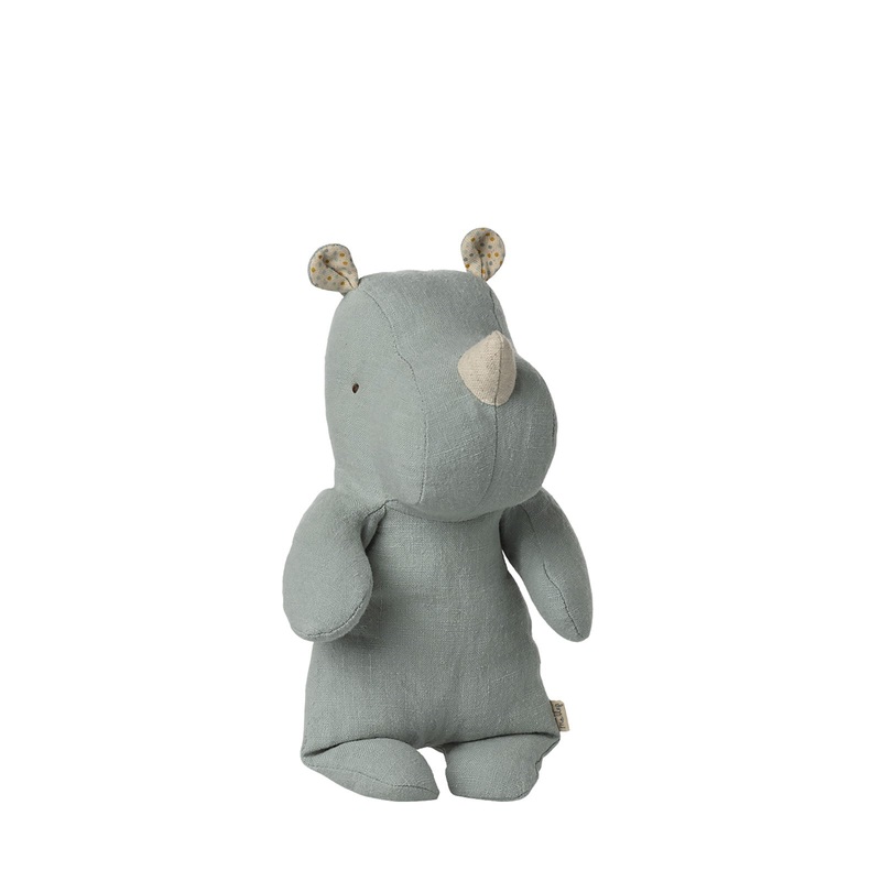 Safari Friends Rhino – Small – Light Dusty Blue