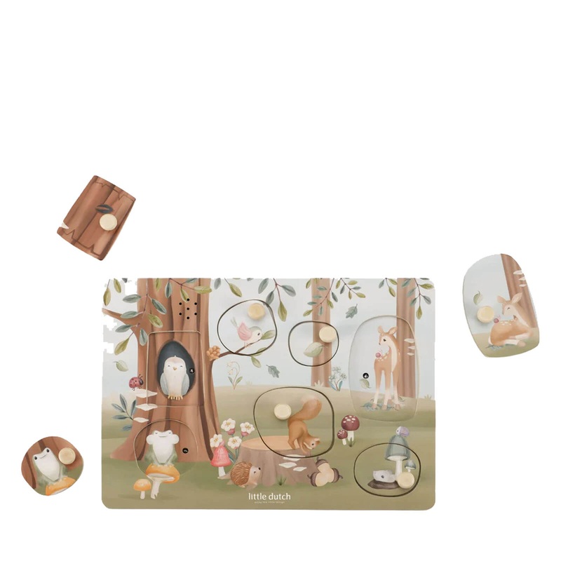 Wooden Sound Puzzle – Forest Friends