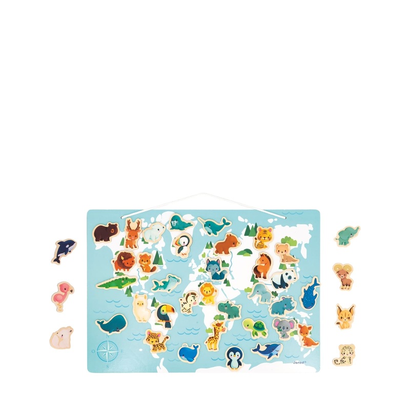 Animals Around The World Magnetic Puzzle