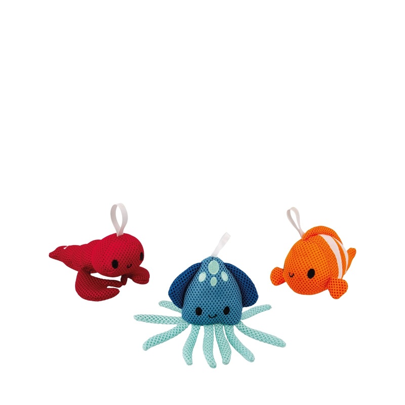 Set of 3 Bath Sea Creatures