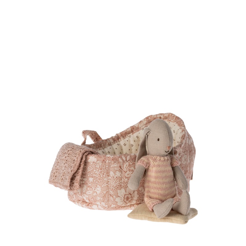 Bunny In Carry Cot Micro – Peach