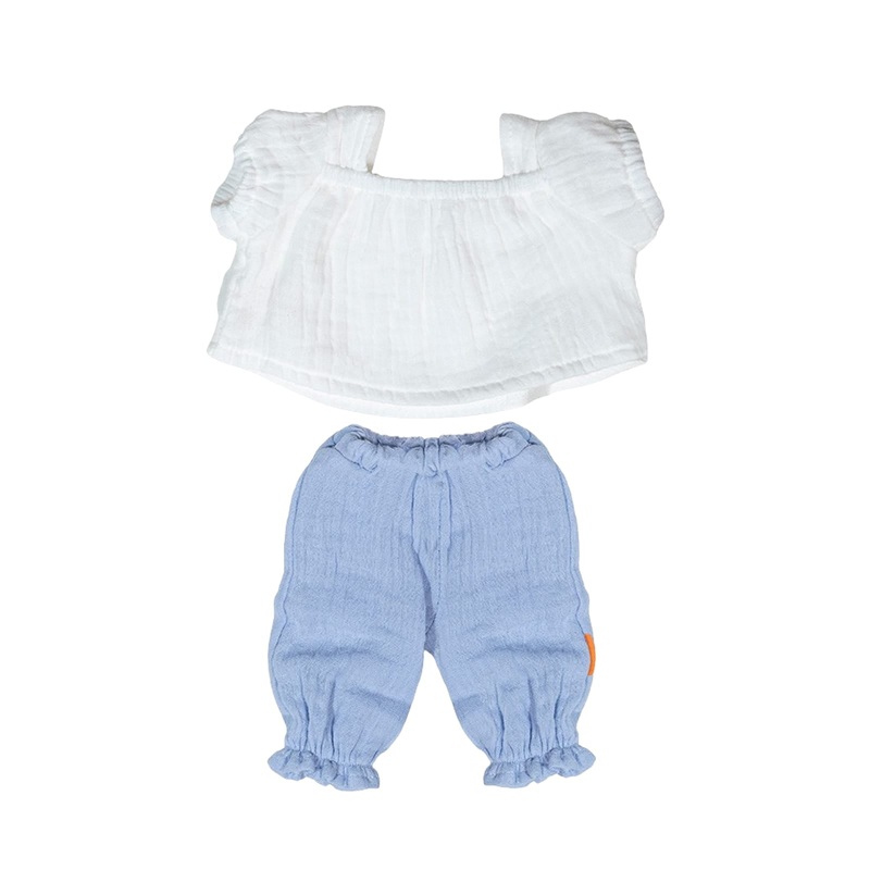 Doll Outfit Blue Blouse and Pants – 38cm