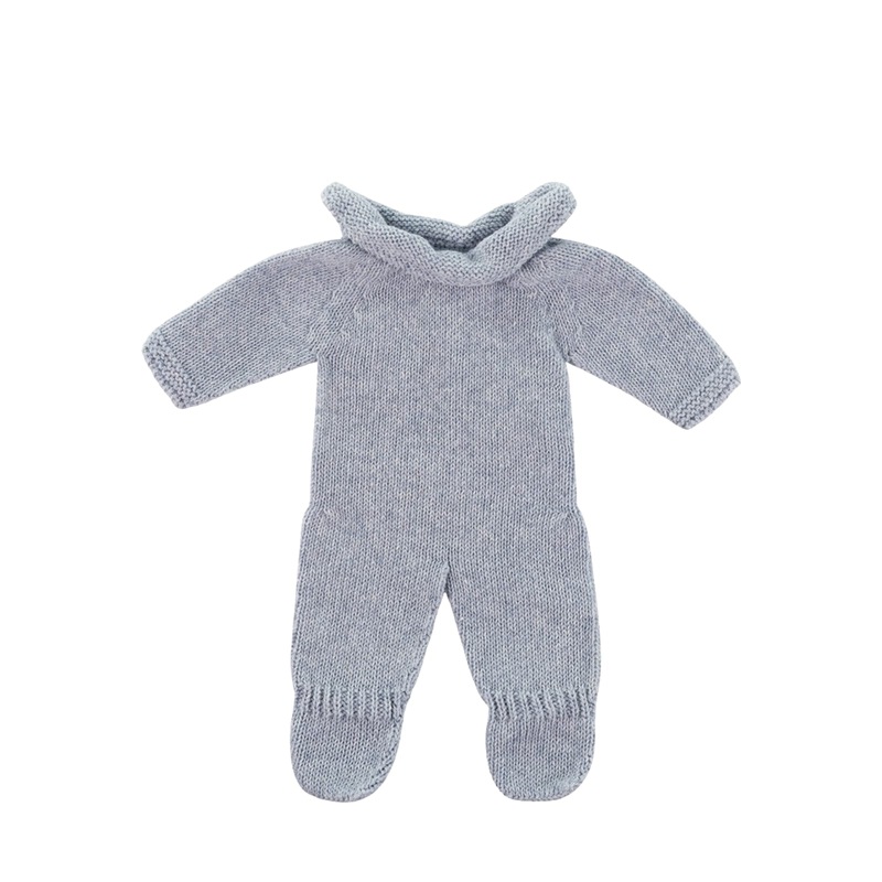Knitted Doll Pyjamas Blue – 32cm