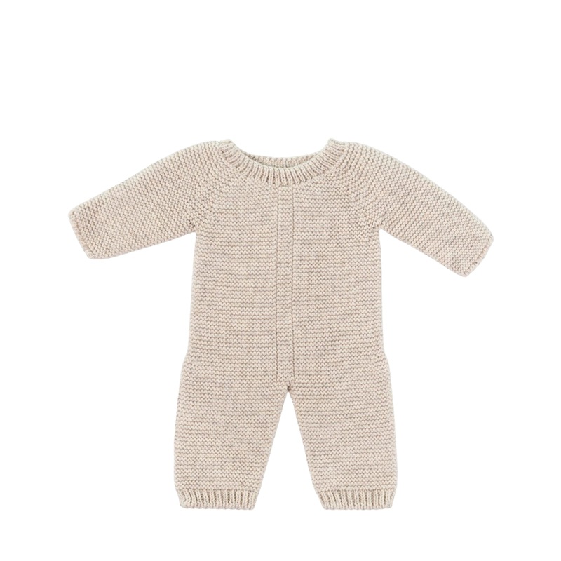 Knitted Doll Pyjamas Linen – 38cm