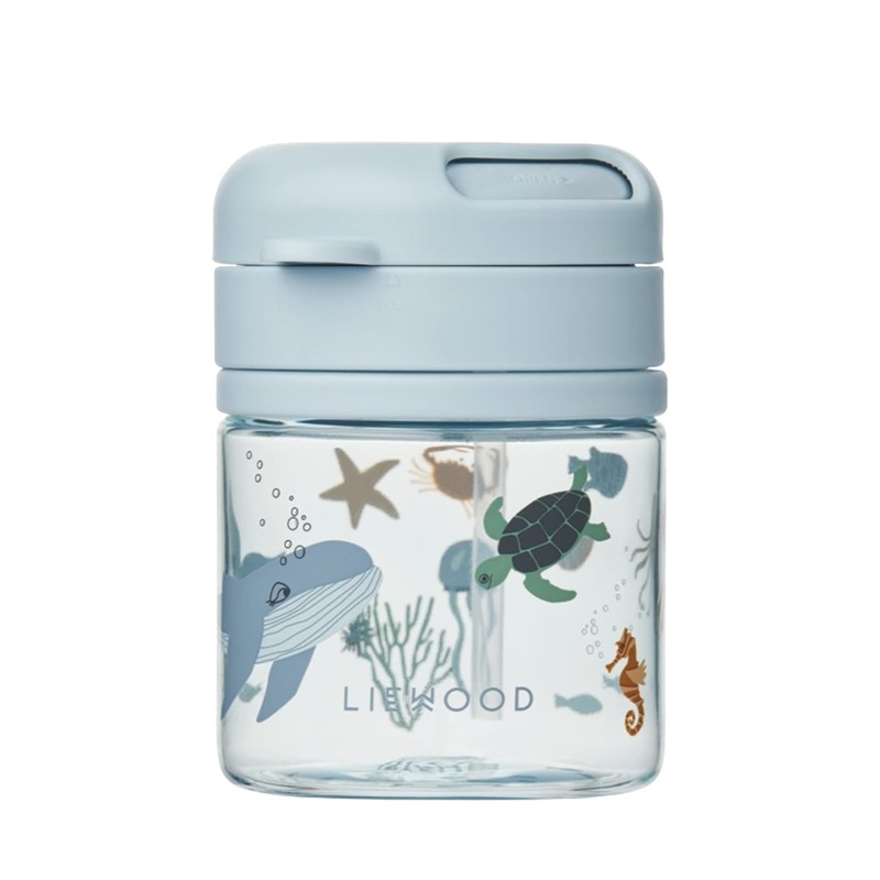Pavia Tritan Straw Cup 280ml – Sea Creature Sandy