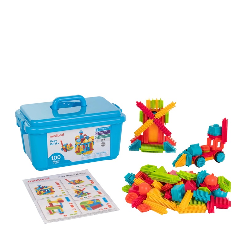 Pegy Bricks – 100 Pieces