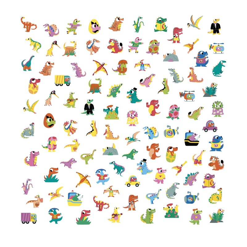 100 Stickers – Dinosaurs