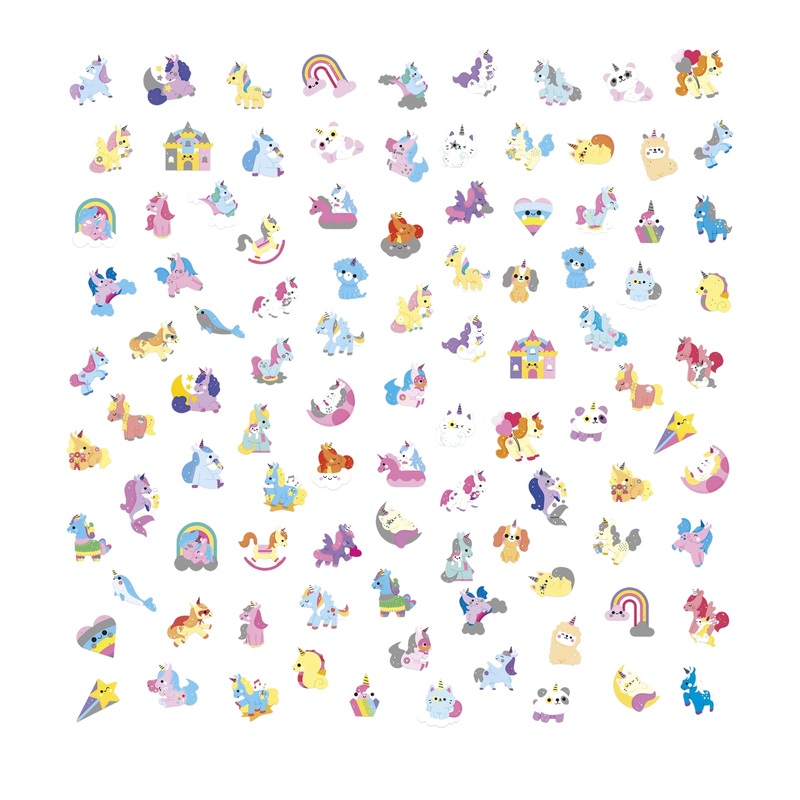 100 Stickers – Unicorns