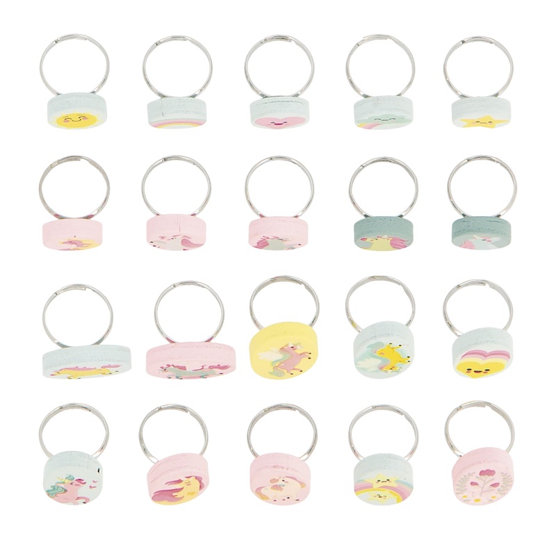 20 Adjustable Rings – Unicorn