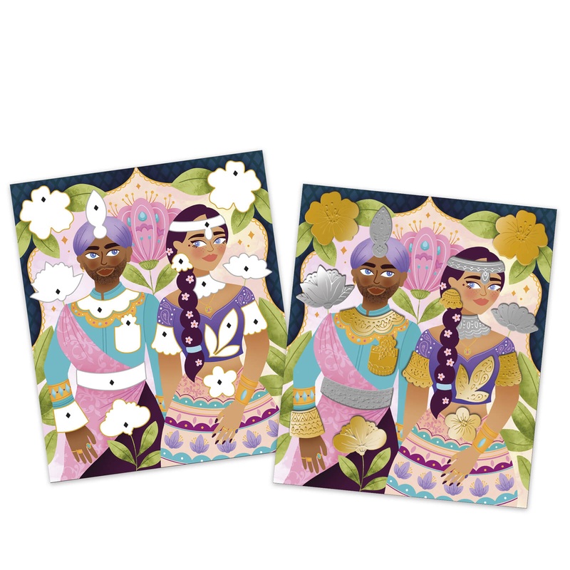 Metal Stickers Craft Set – Bollywood
