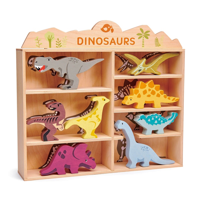 Dinosaurs Set Plus Display Shelf