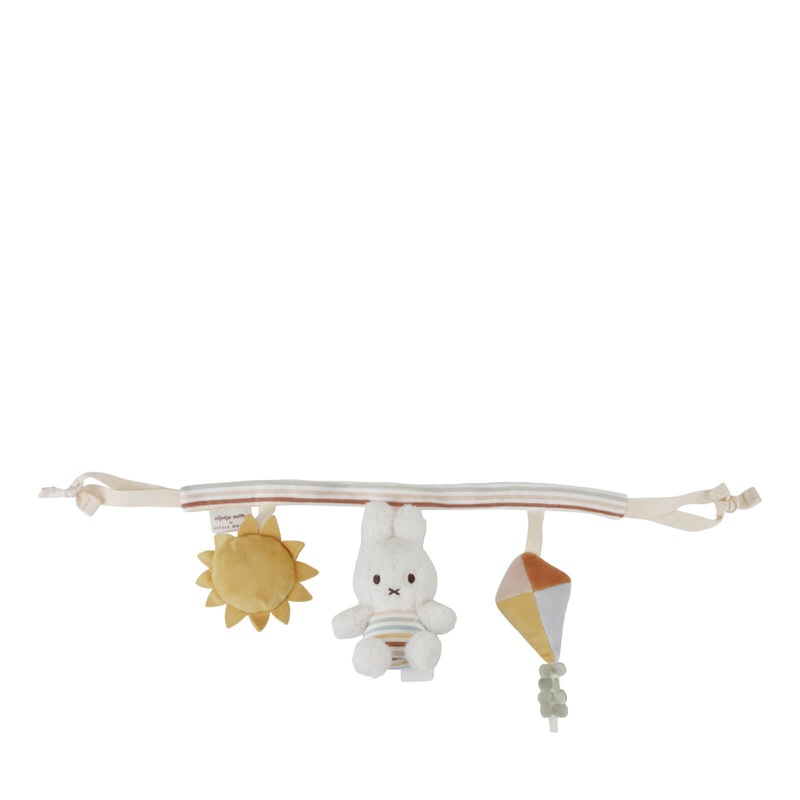 Miffy Car Seat Toy – Vintage Sunny Stripes