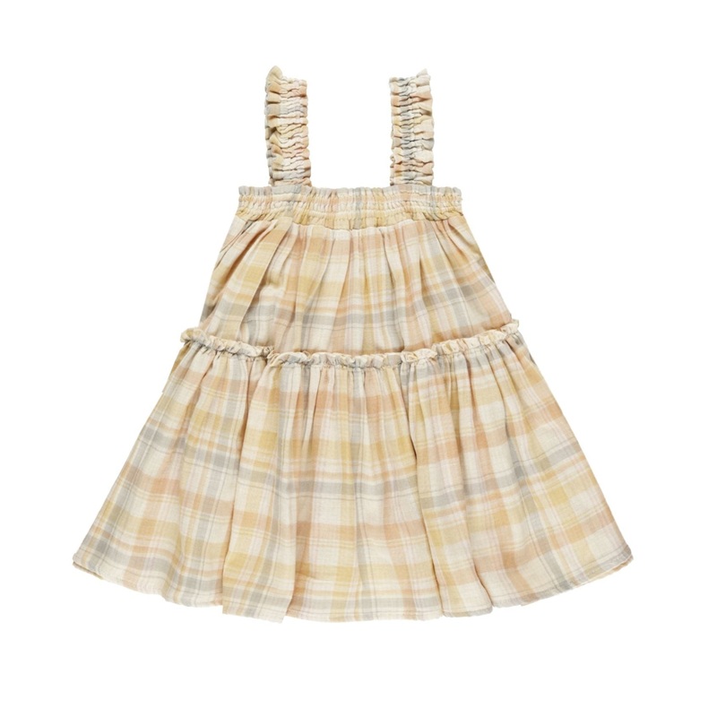 Cicily Dress – Pastel Plaid by Rylee + Cru