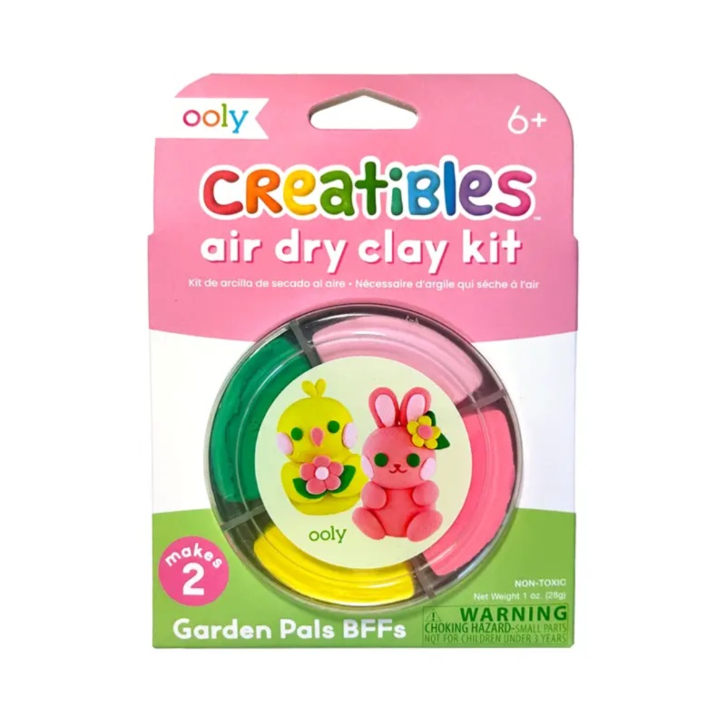 Creatibles Mini Air Dry Clay Kit – Garden Pals BFFs by OOLY