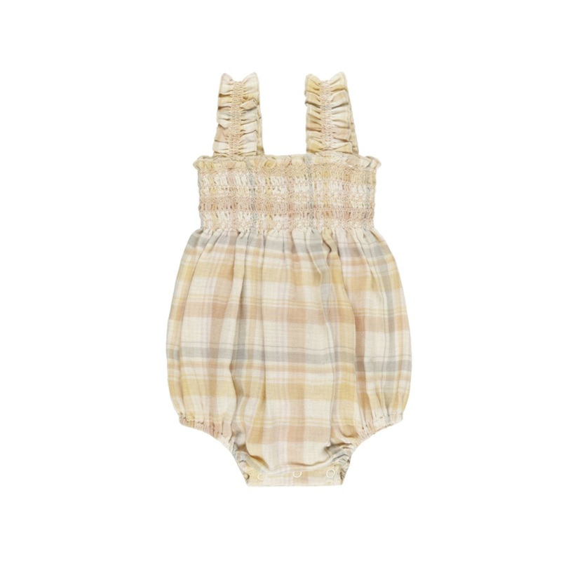 Julia Romper – Pastel Plaid by Rylee + Cru