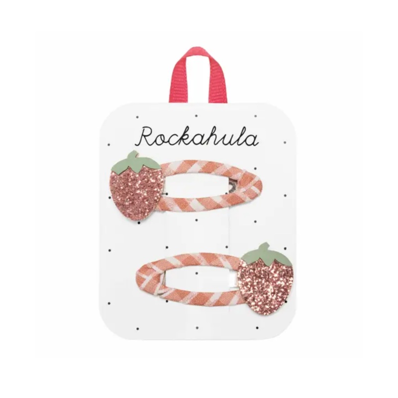 Sweet Strawberry Clips by Rockahula Kids