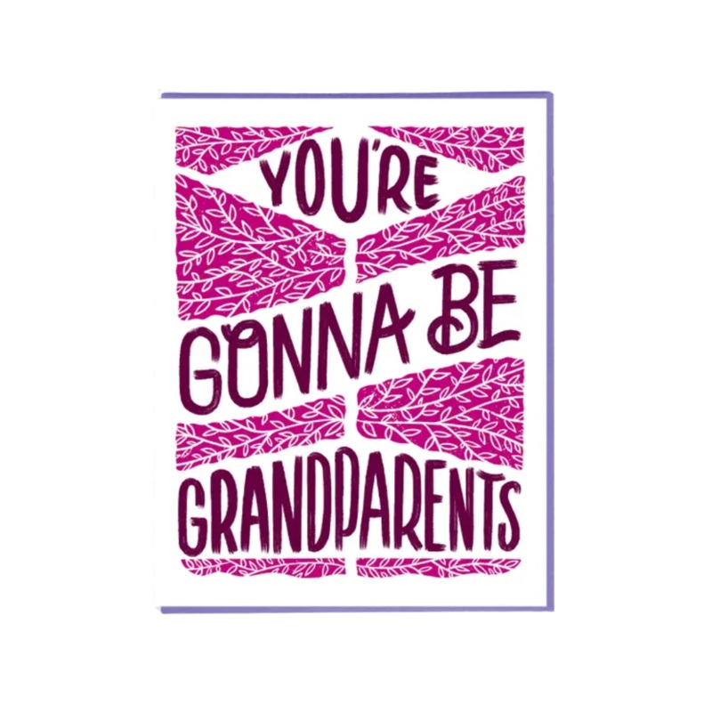 You’re Gonna Be Grandparents Card by Bench Pressed