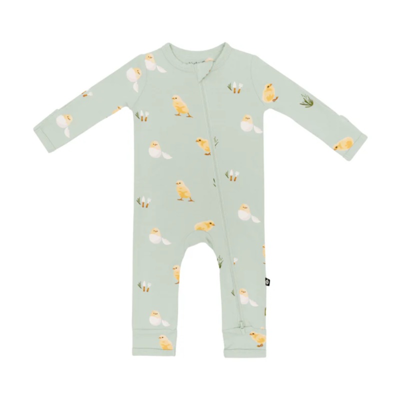 Zippered Romper – Aloe Chick by Kyte Baby