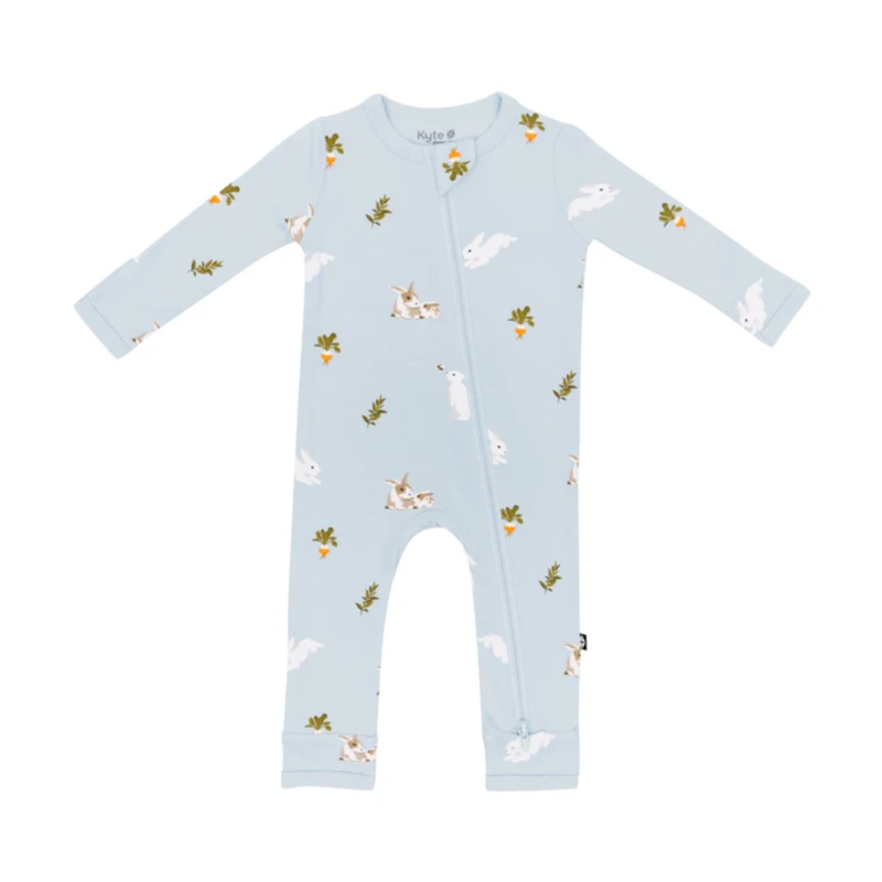 Zippered Romper – Ice Rabbit by Kyte Baby