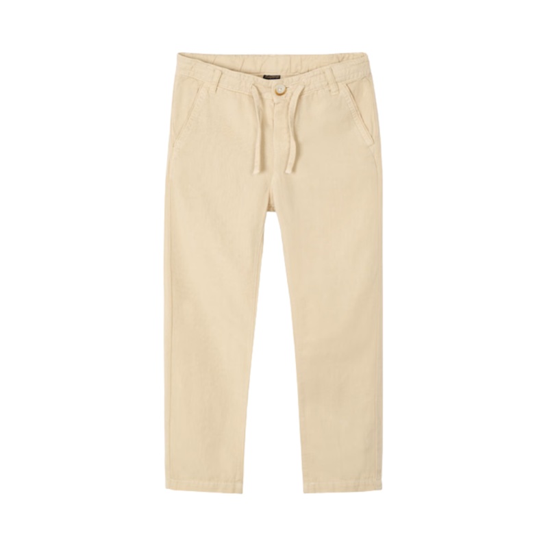 Linen Pants with Drawstring – Biscuit by Mayoral
