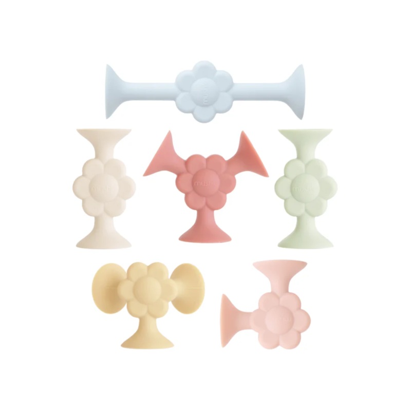 Silicone Suction Builders – Daisy by Mushie & Co