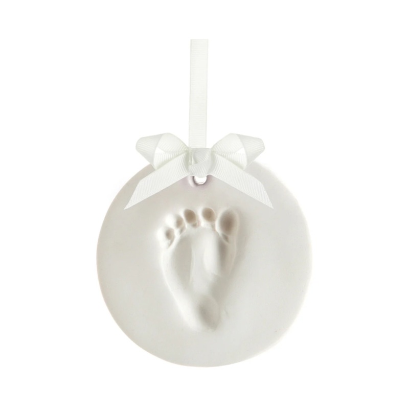 Babyprints Keepsake Ornament – White by Pearhead
