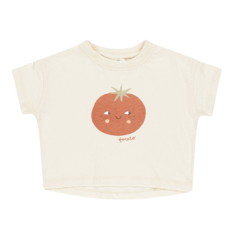Boxy Tee – Tomato by Rylee + Cru