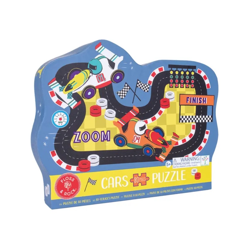 Cars Jigsaw – 80 Pieces by Floss & Rock