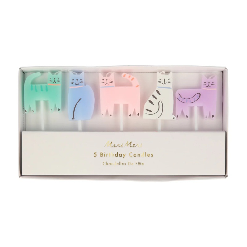 Cat Candles by Meri Meri