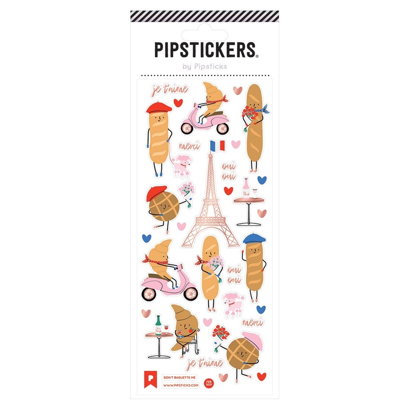 Don’t Baguette Me Stickers by Pipsticks