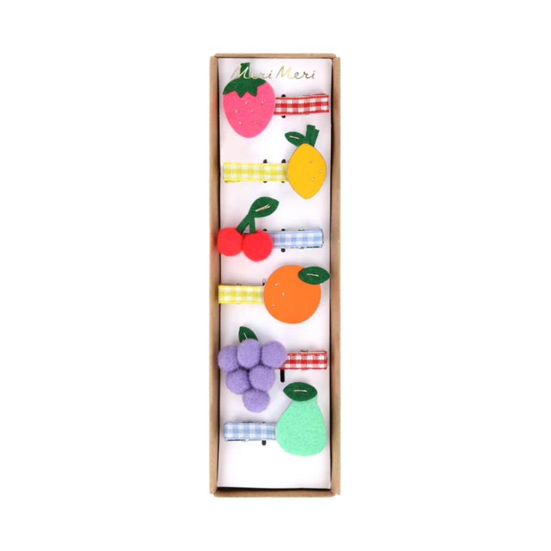 Fruit Hair Clips – Set of 6 by Meri Meri