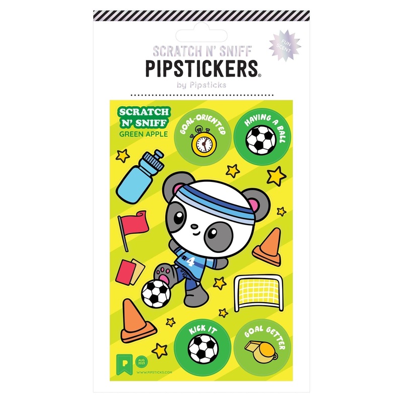 Kick It! Scratch ‘n Sniff Stickers by Pipsticks