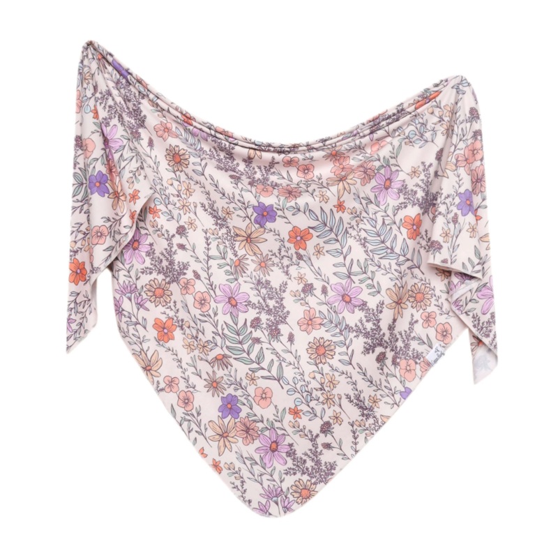 Knit Swaddle Blanket – Flora by Copper Pearl