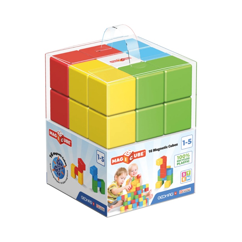 Magicube Recycled Crystal Cubes – 16 Pieces by Geomag