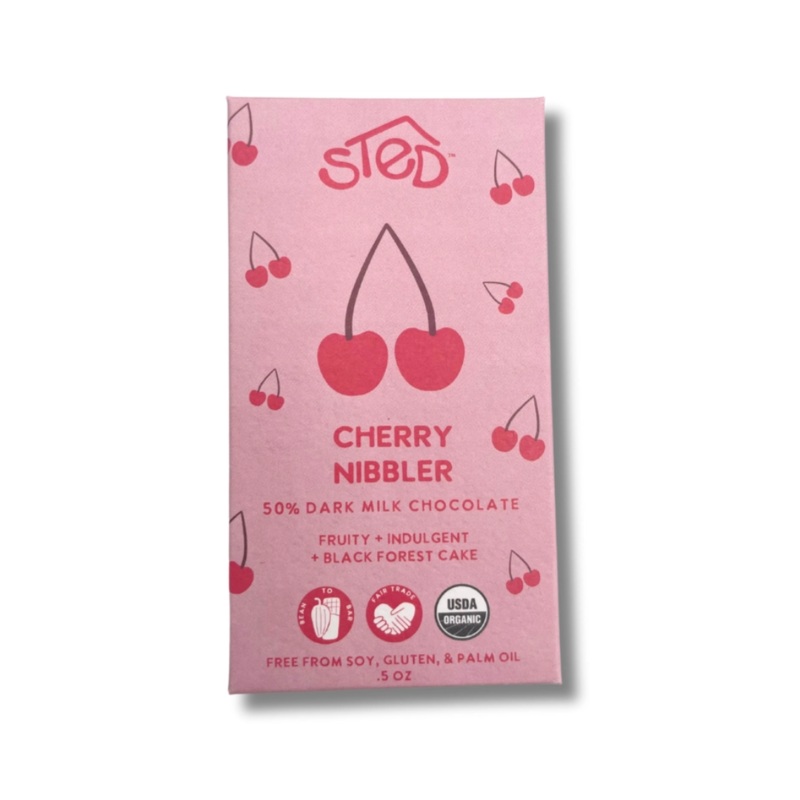 Mini Chocolate Bar – Cherry Nibbler by Sted Foods