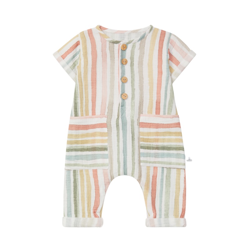 Multi Colour Stripe Jumpsuit by Snug