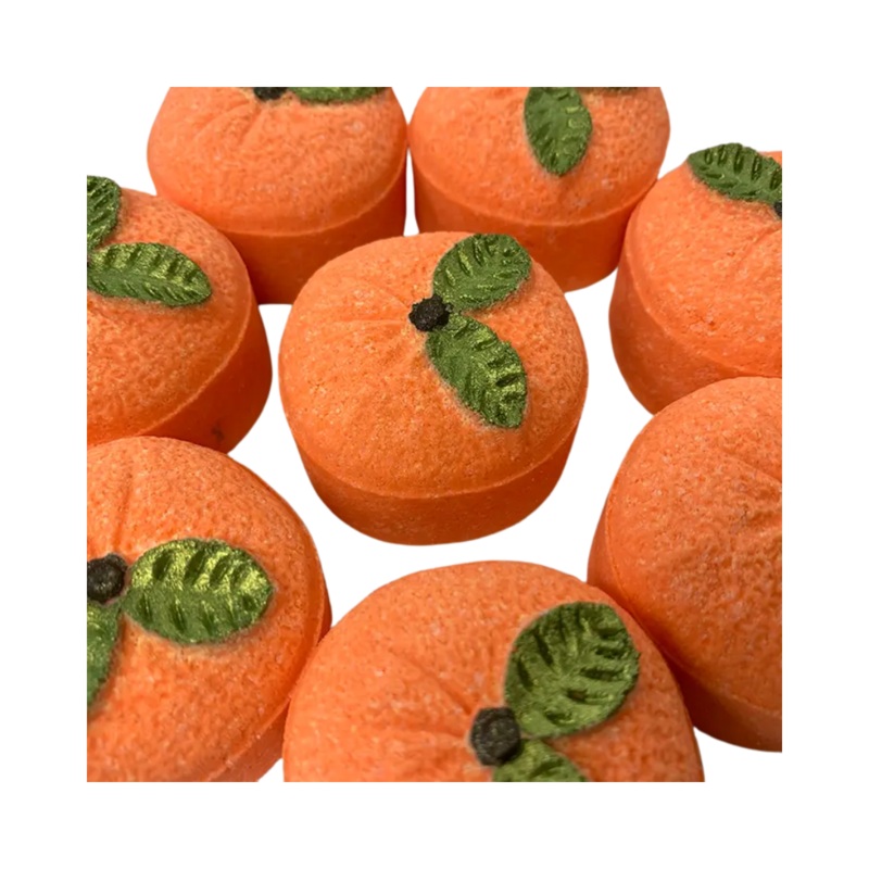 Orange Mini Bath Bomb by Poppy & Thyme