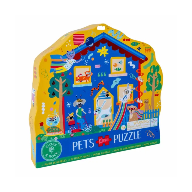 Pets Jigsaw – 80 Pieces by Floss & Rock
