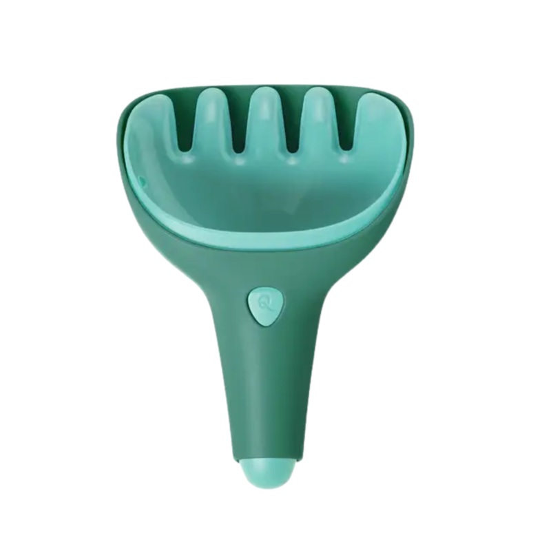 Raki 2 in 1 Beach Rake and Digger Toy – Garden Green by Quut Toys