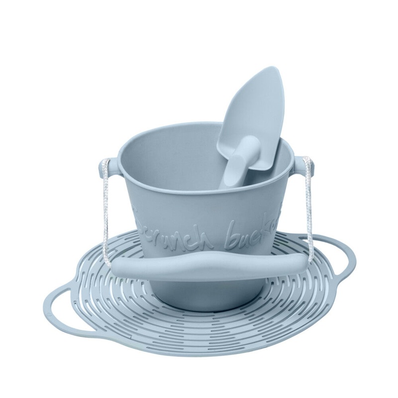 Scrunch Beach Set (Bucket, Spade and Beach Bag) – Duck Egg Blue by DAM