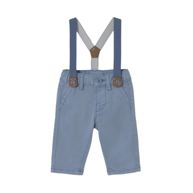 Baby Chino Pants with Suspenders – Riviera by Mayoral