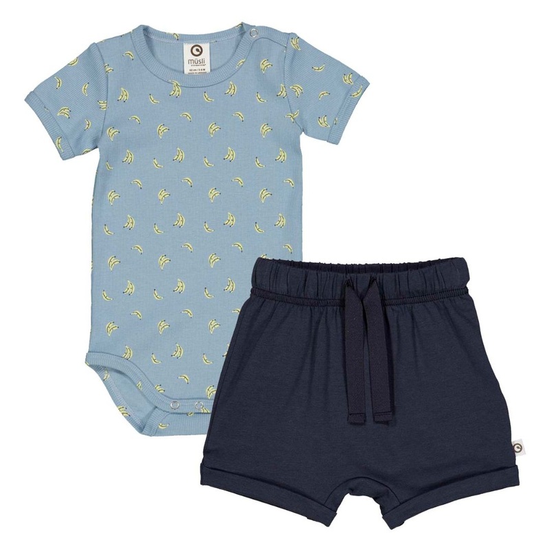 Banana Bodysuit and Shorts Set by Musli