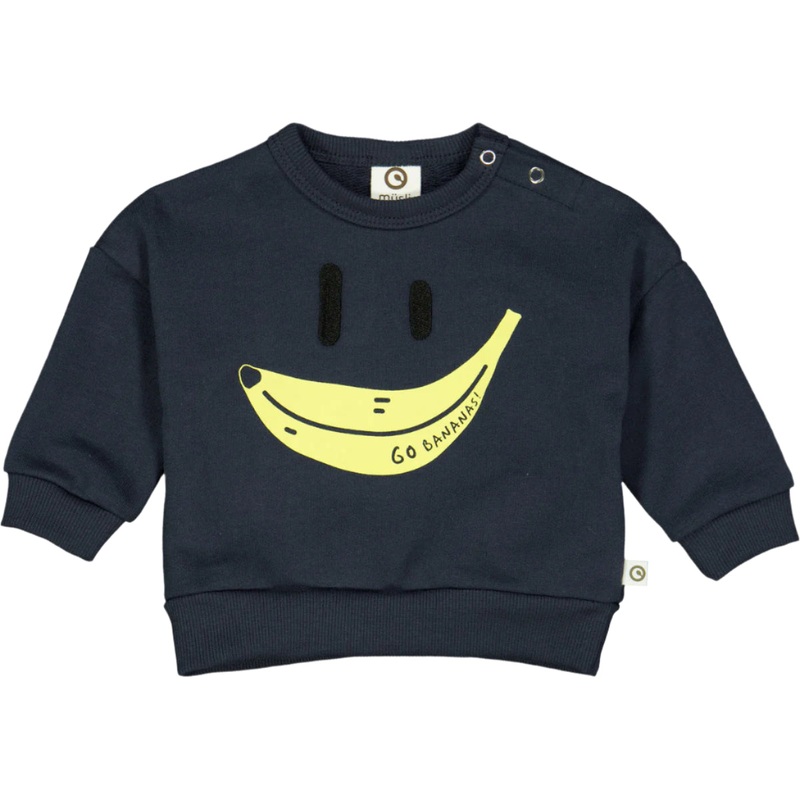 Banana Sweatshirt – Night Blue by Musli