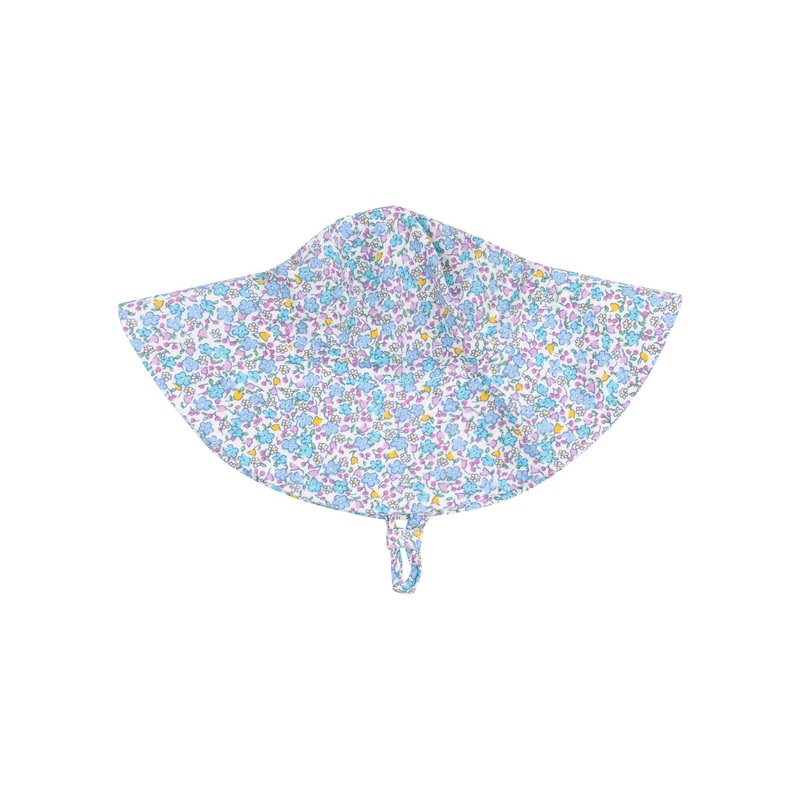 Muslin Wide Brim Sunhat – Flowers and Berries by Angel Dear