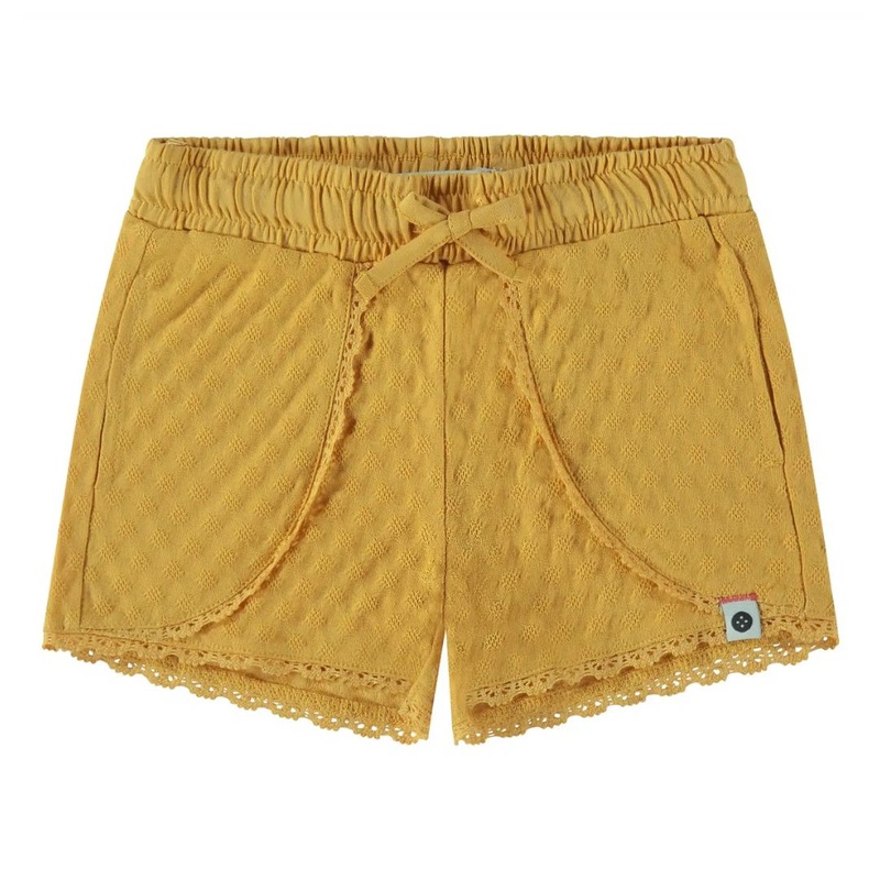Pointelle Shorts – Yellow by Stains & Stories