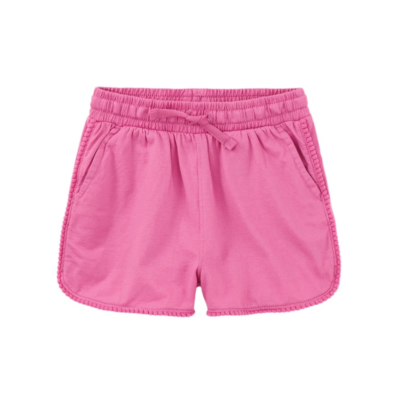 Pom-Pom Gym Shorts – Carousel Pink by Tea Collection